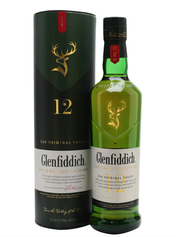 Glenfiddich scotch whiskey